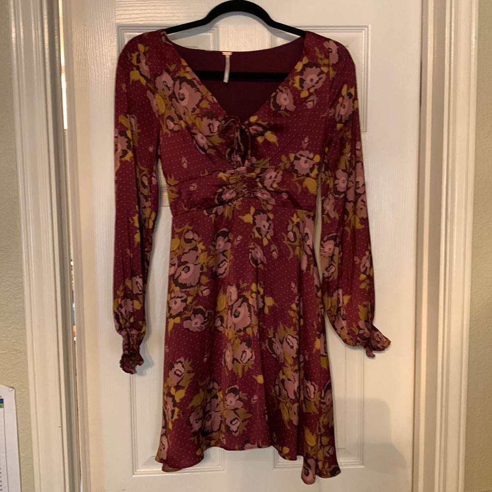 FREE PEOPLE • Women’s Morning Light Printed Mini Dress Size 2